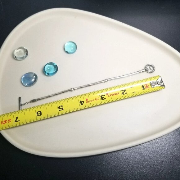 Authentic Pandora Sterling Silver Toggle Bracelet 6.7 Inch With Box Mint - Picture 3 of 6